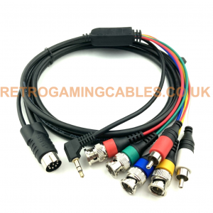 Sega Mega Drive 1 / Master System 1 (PAL) Composite RCA Video/Audio Cable (1.8m)